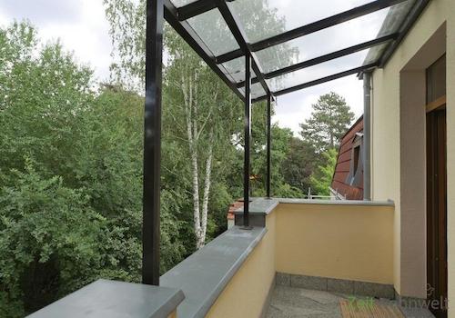 Blick vom Balkon