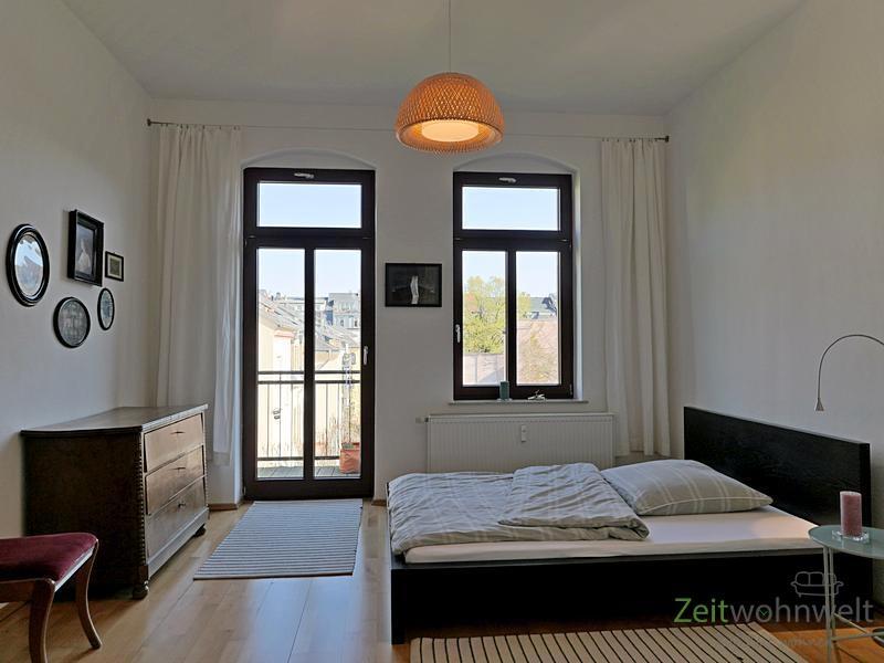 Blick zum Balkon