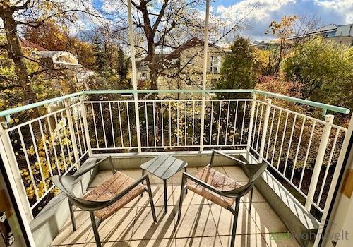 Blick auf den Balkon