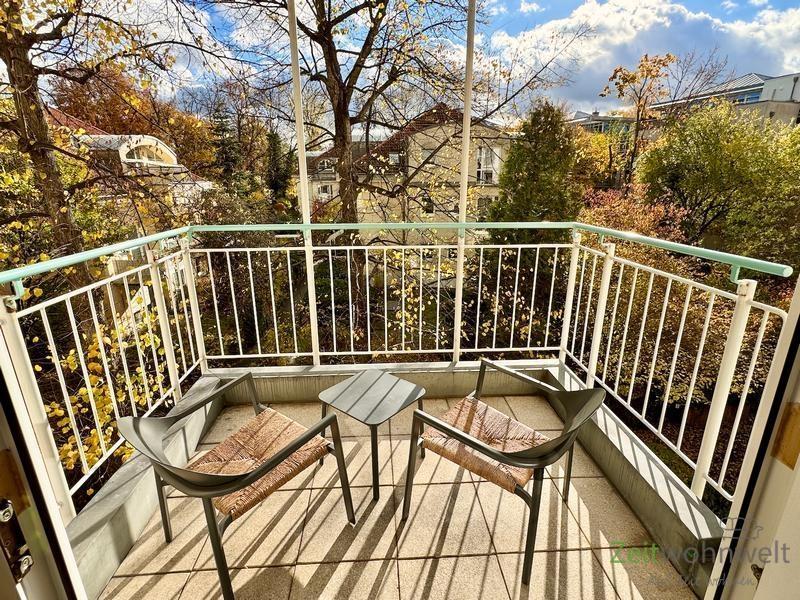Blick auf den Balkon