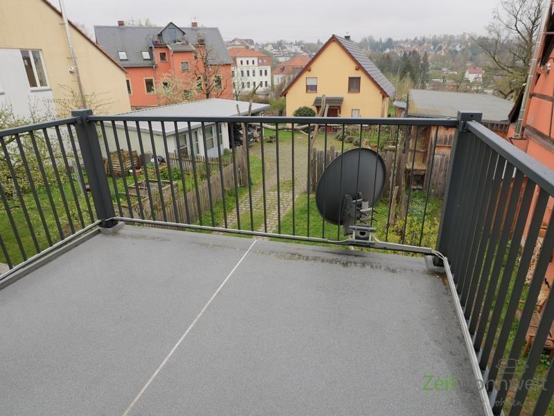 Balkon bei Regenwetter