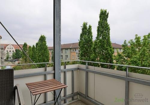 Blick vom Balkon