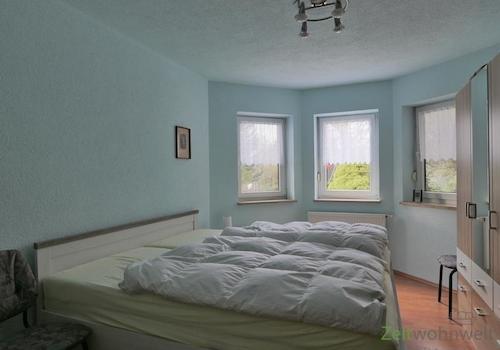 Blick ins Schlafzimmer