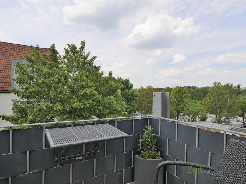 Blick vom Balkon