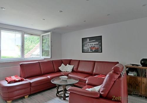 Ecksofa und Sessel