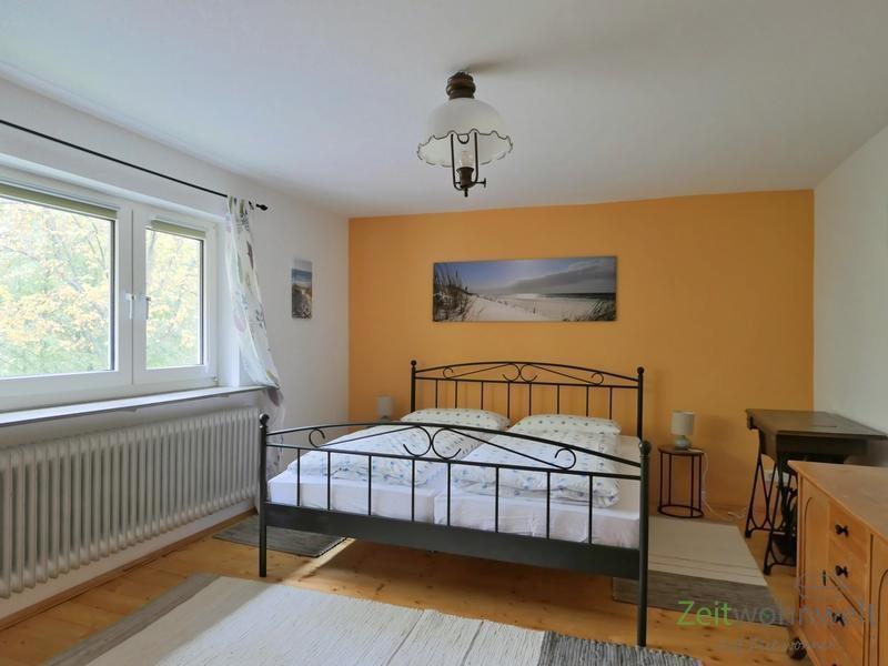 Blick ins große Schlafzimmer