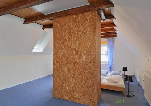 Blick ins Dachzimmer