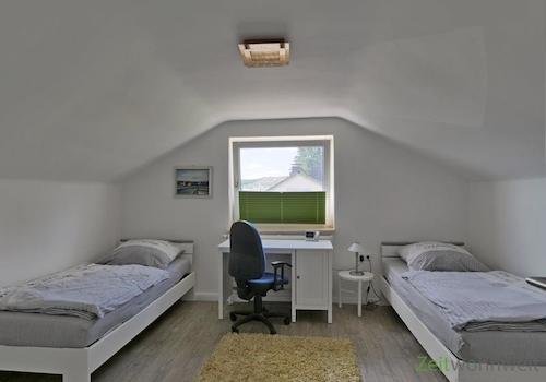 Blick ins Schlafzimmer