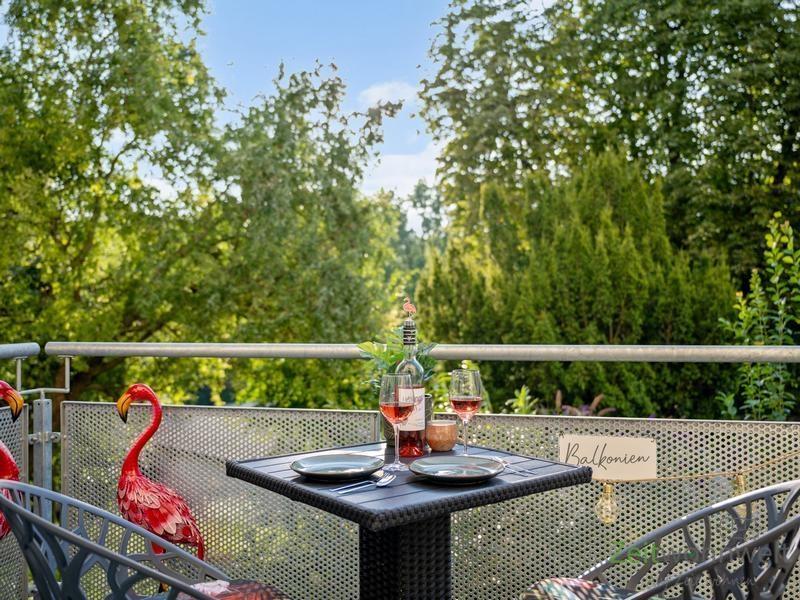schöner Blick vom Balkon