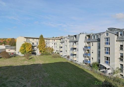 Blick vom Balkon