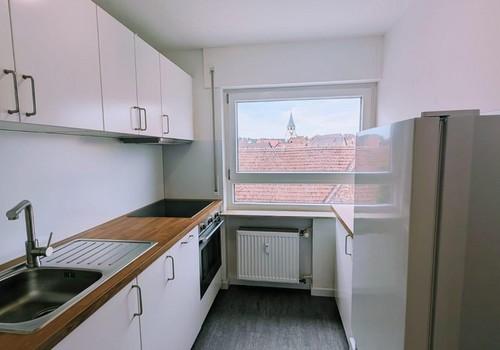 Neue Einbaucküche mit Aussicht