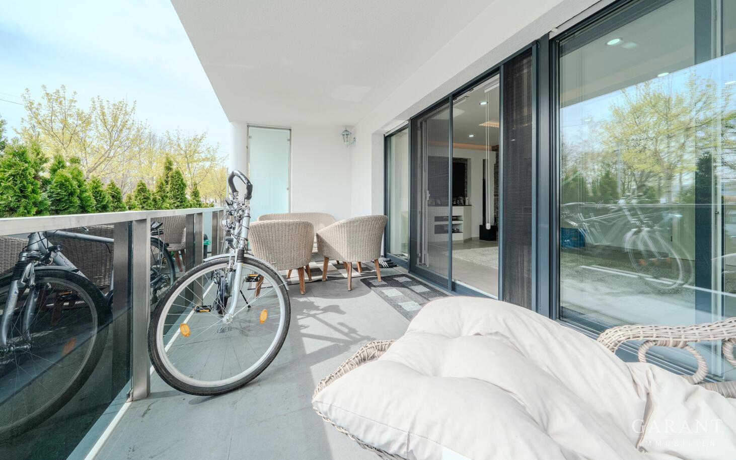 Balkon vom Wohnzimmer