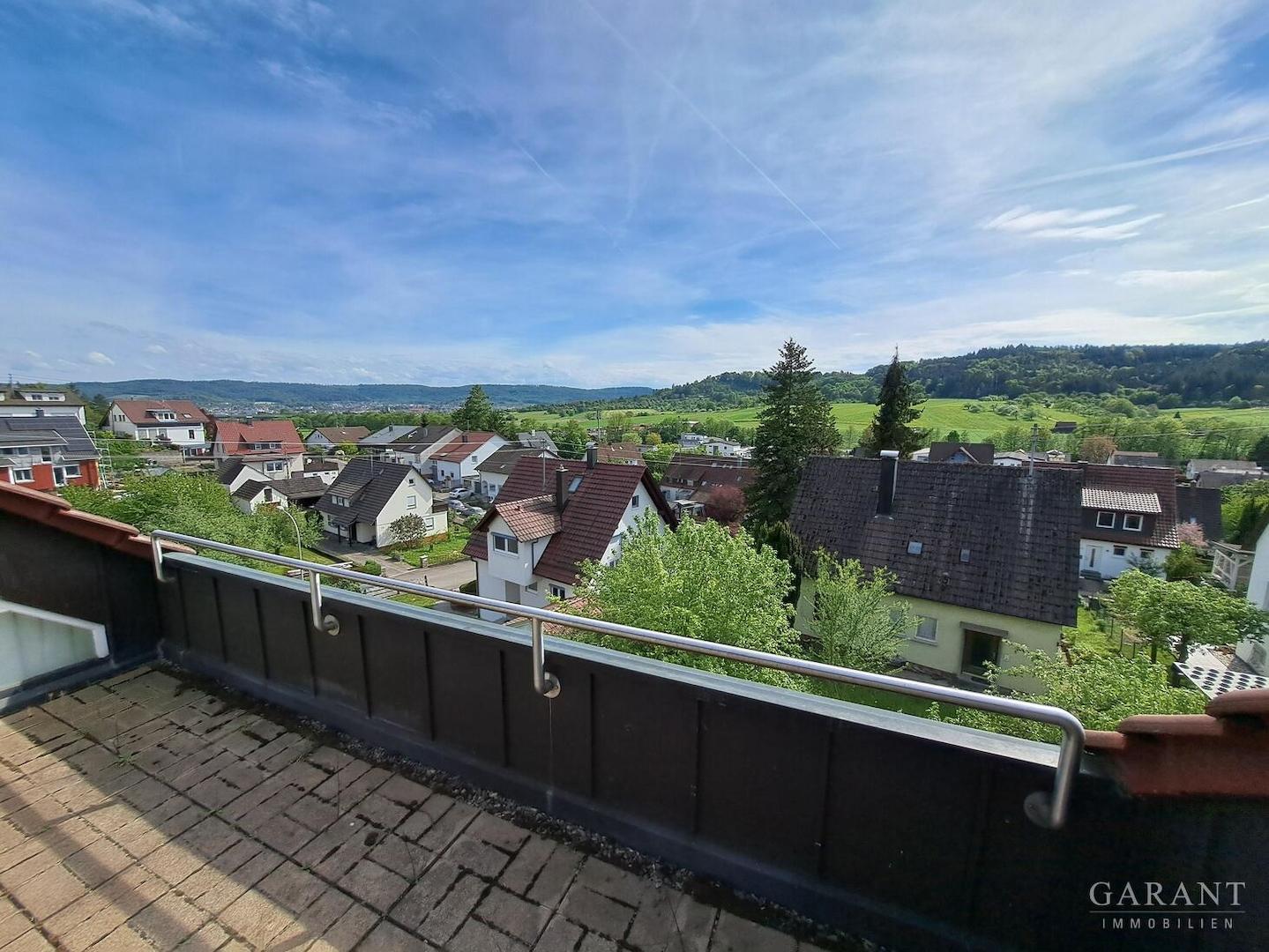 Blick Dachterrasse