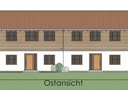 Doppelhaus Ostansicht