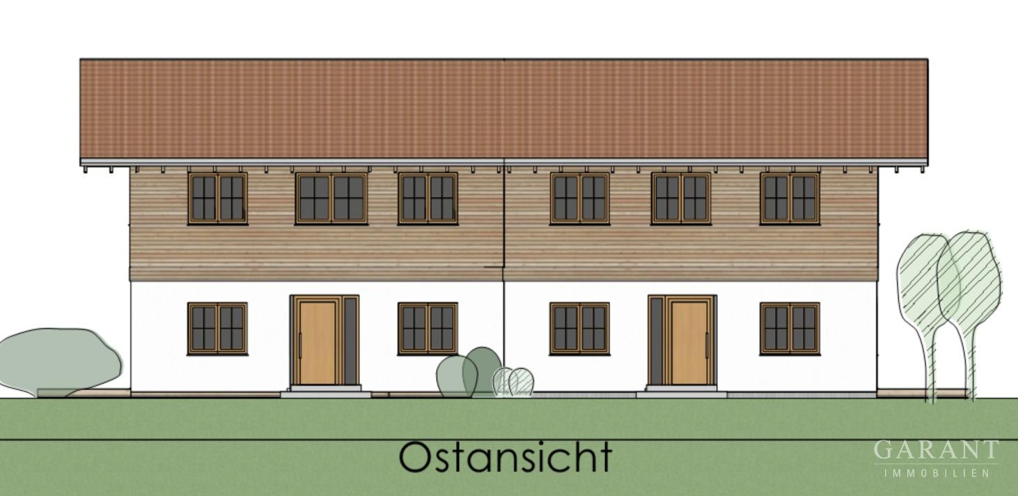 Doppelhaus Ostansicht