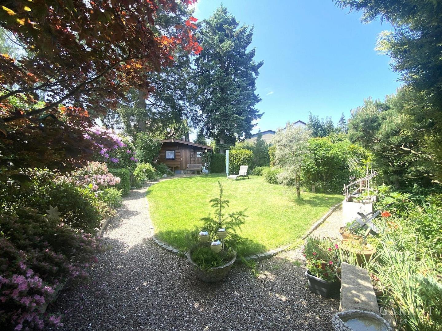 Blick in den oberen Garten