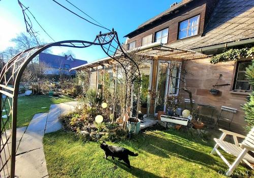 Blick zum Haus