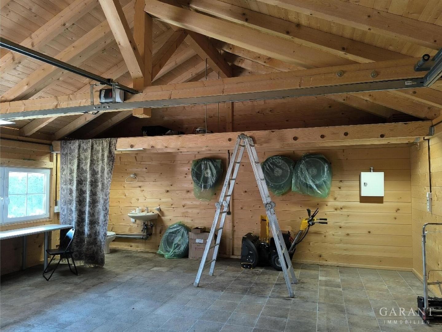Garage innen