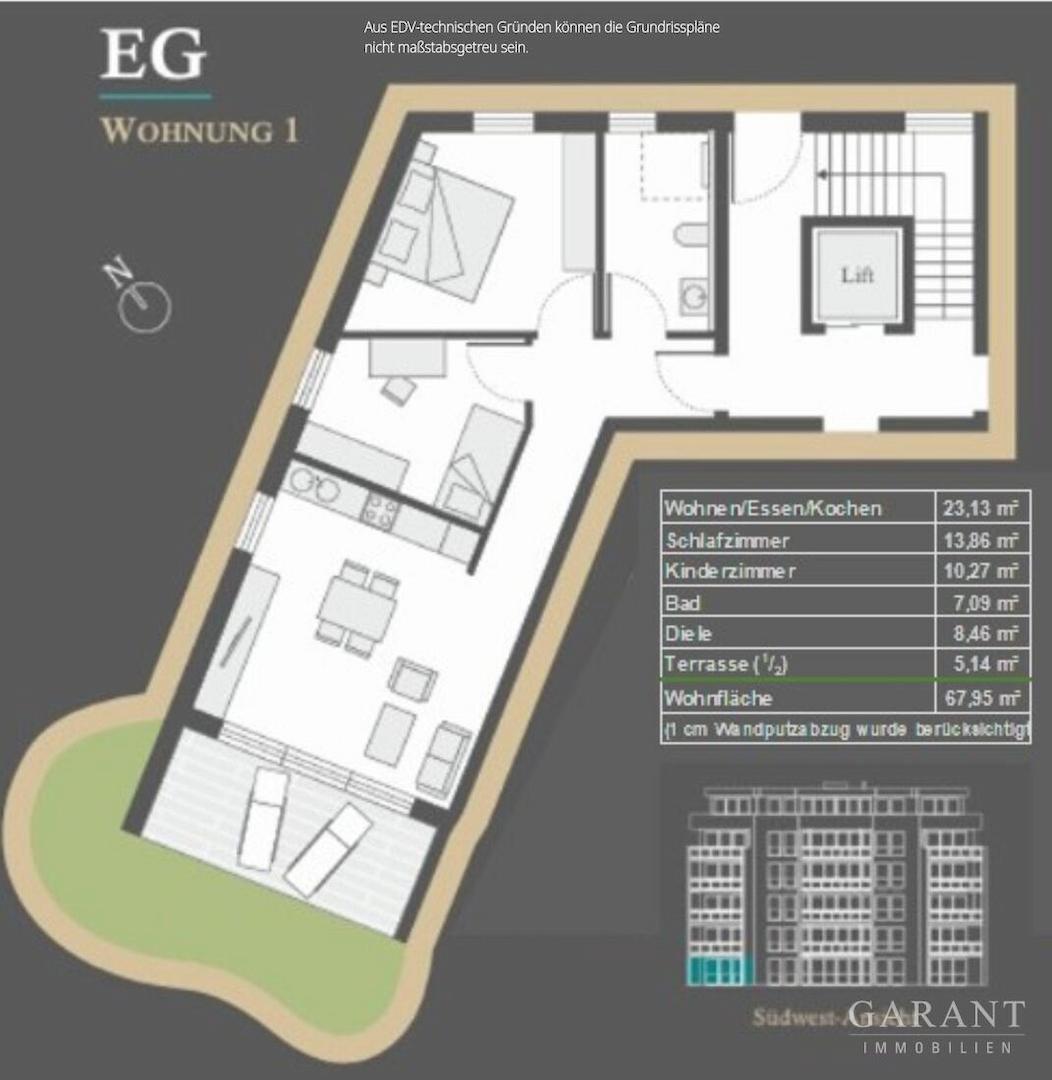 Erdgeschoss - Whg. 1