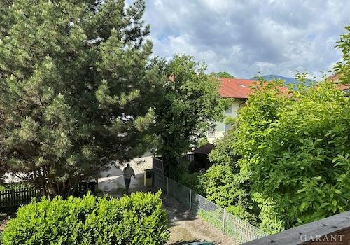 Blick vom Balkon
