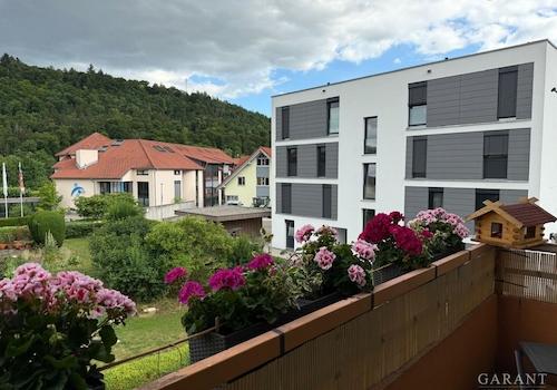 Ausblick vom Balkon