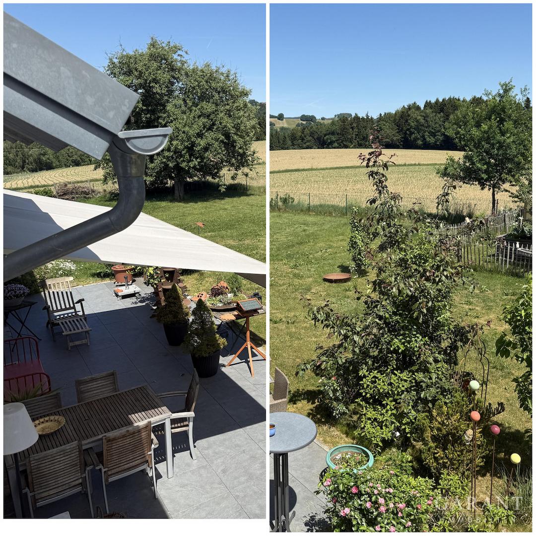 Blick von der Dachterrasse