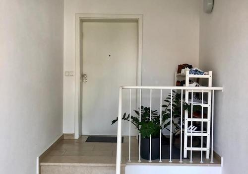 Eingangstür mit Vorplatz