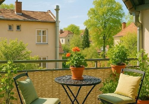 Balkon, möblierungsvorschlag