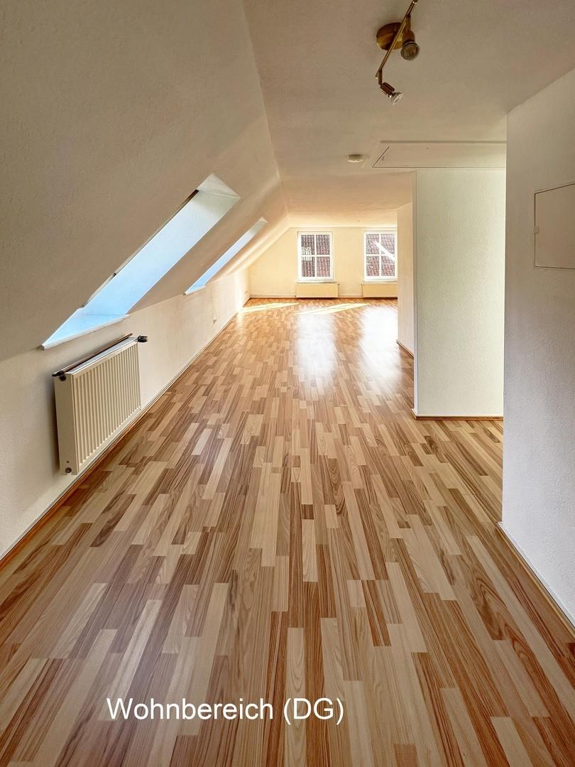 Wohnbereich im Dachgeschoss