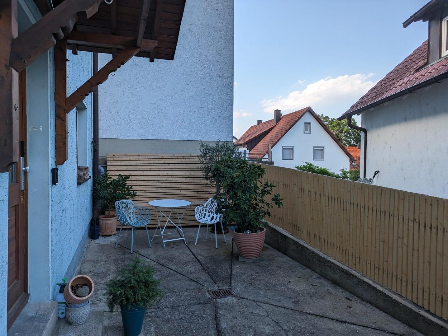 Terasse, Vordereingang