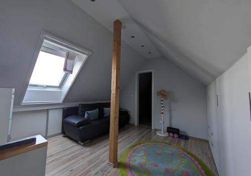 Ankleidezimmer, Blick auf SZ