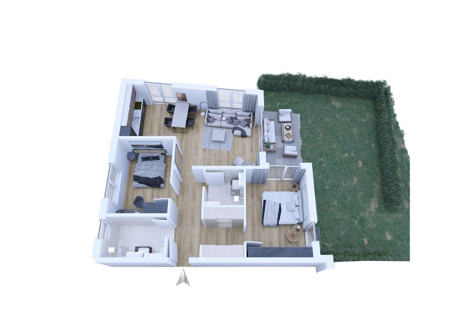 Grundriss WG 1
