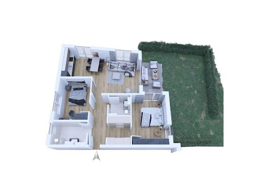 Grundriss WG 1