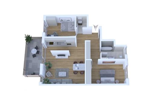 Grundriss WG 8, 10, 12