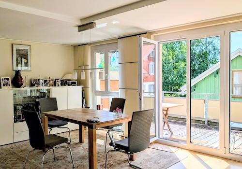 Wohnzimmer Terrassenblick