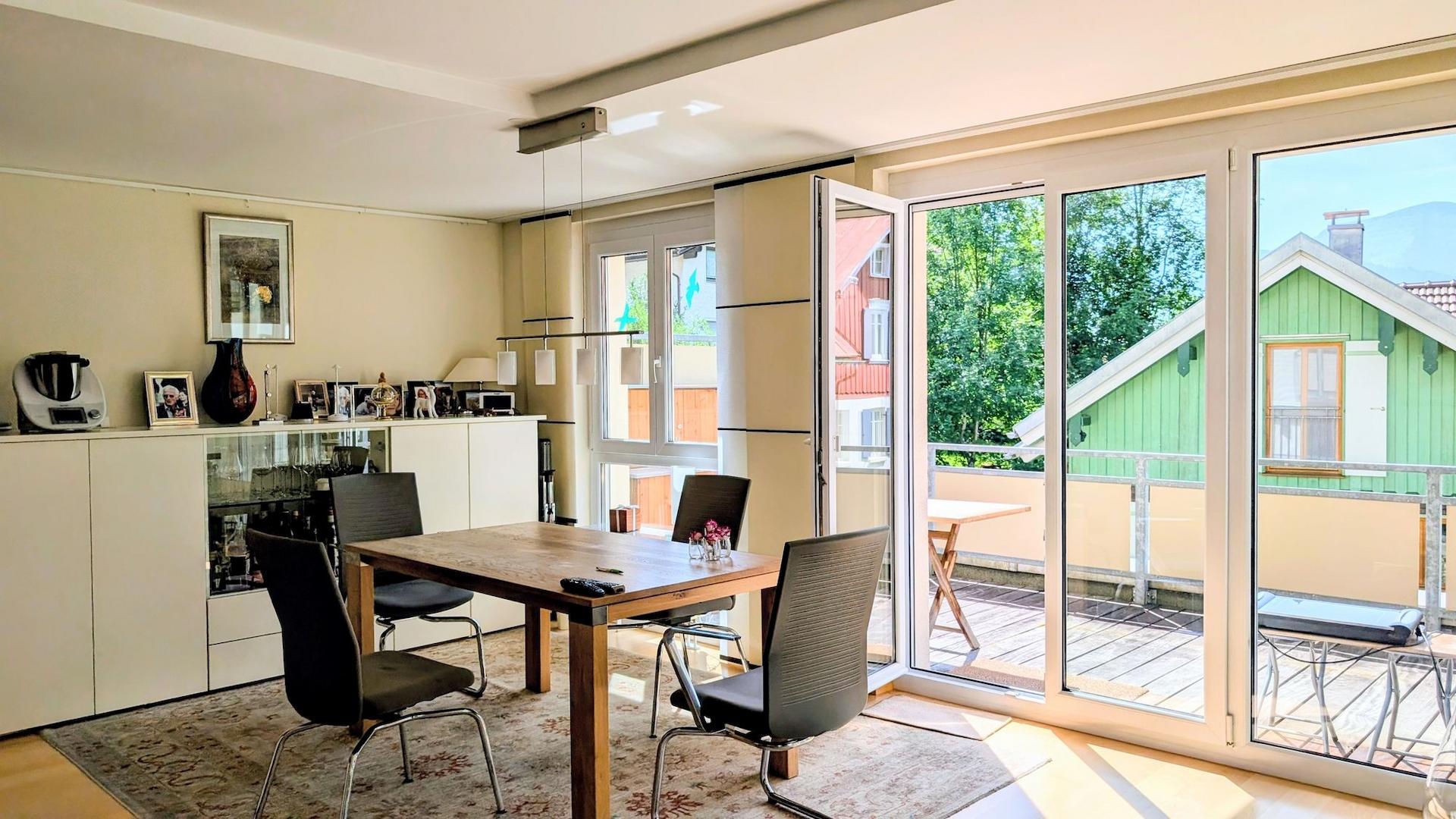 Wohnzimmer Terrassenblick