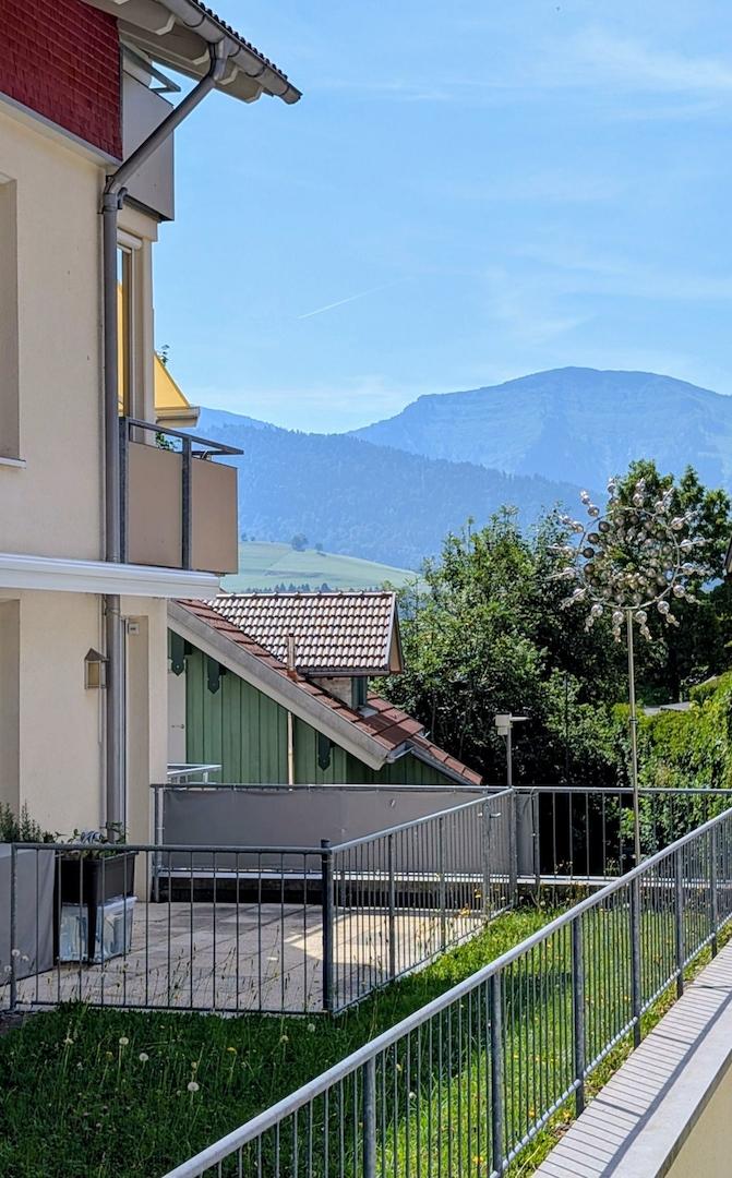Bergblick von der West-Terrasse