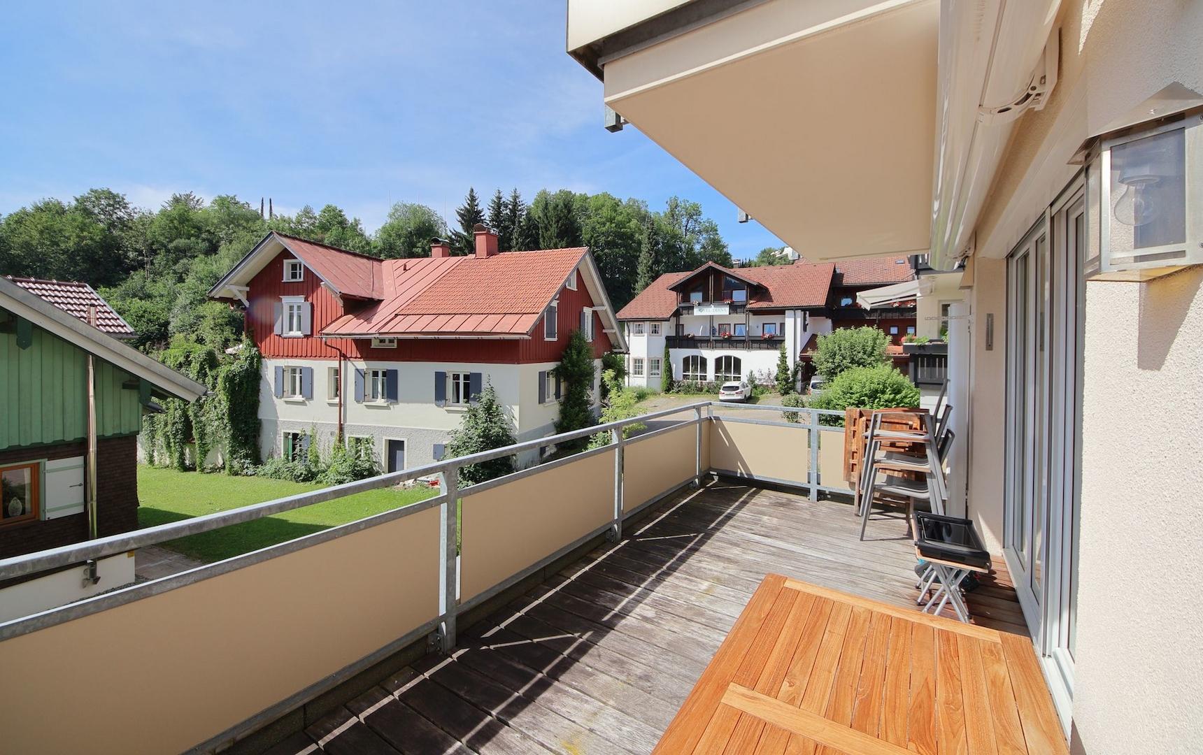 Balkon Markise geschlossen