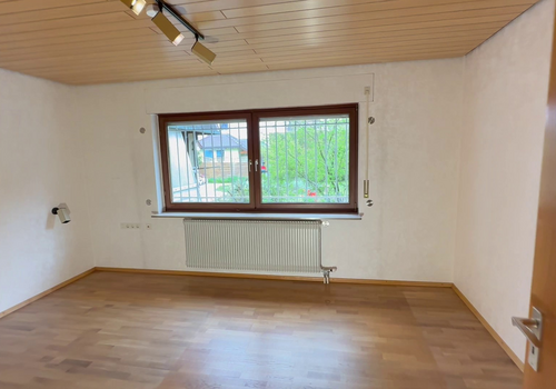EG-Schlafzimmer, aktuell leer