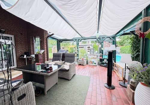 Überdachte Terrasse