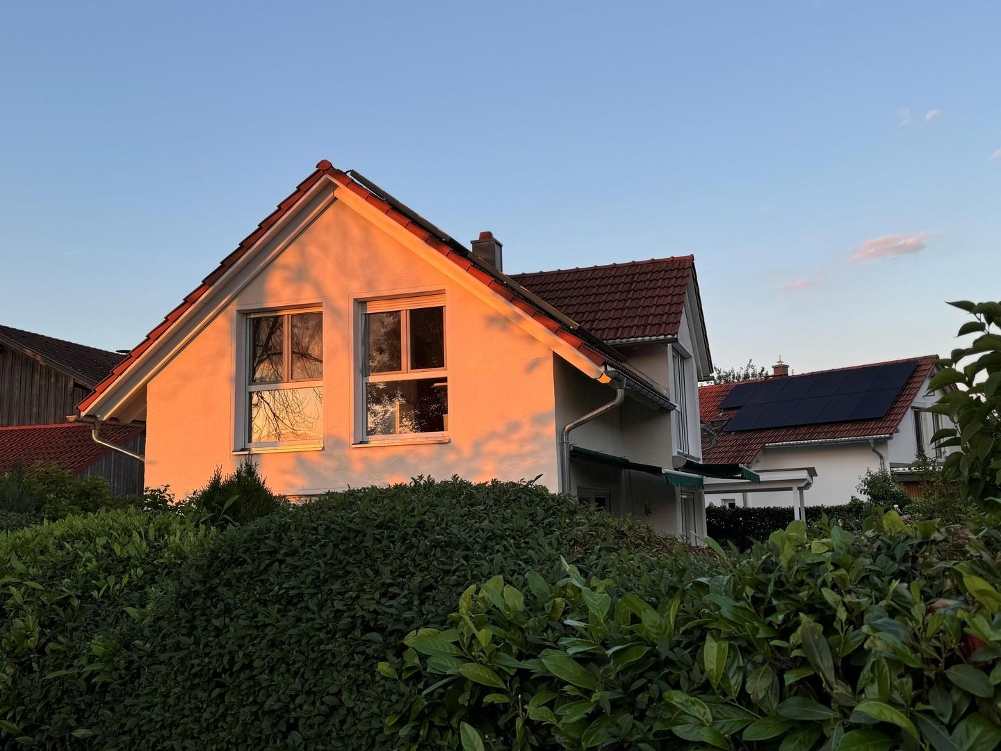 Westseite des Hauses
