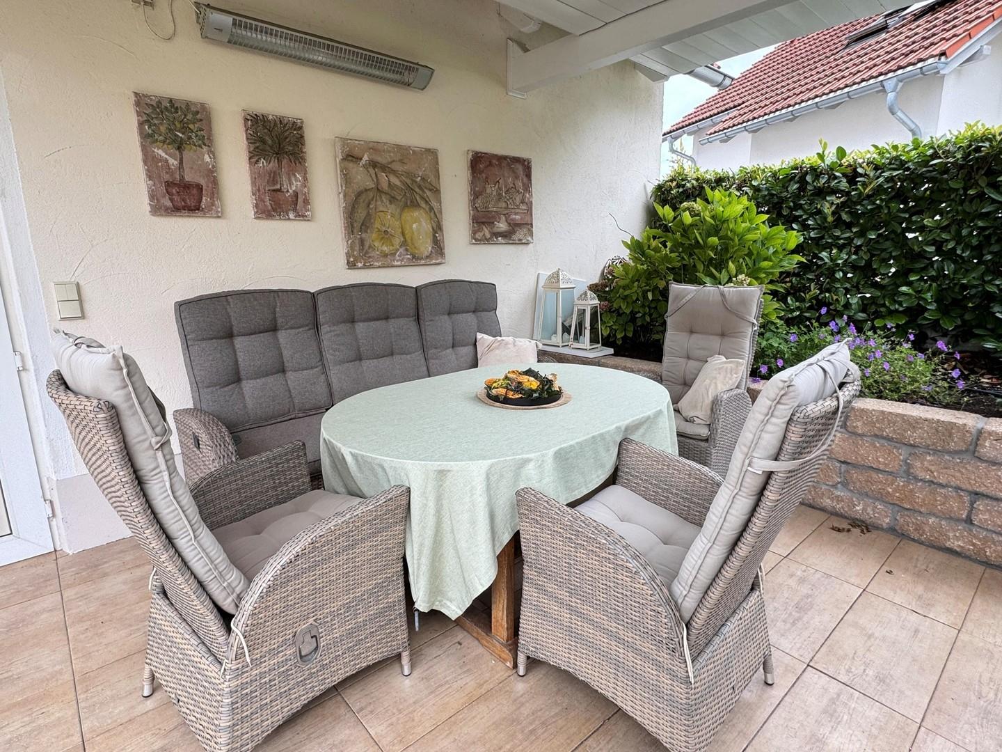 Überdachte Terrasse