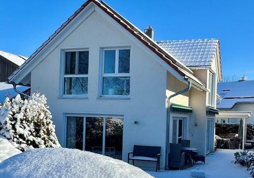 Haus im Winter