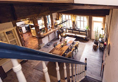 Sicht ins Esszimmer