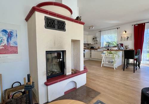 Kamin im Wohnzimmer