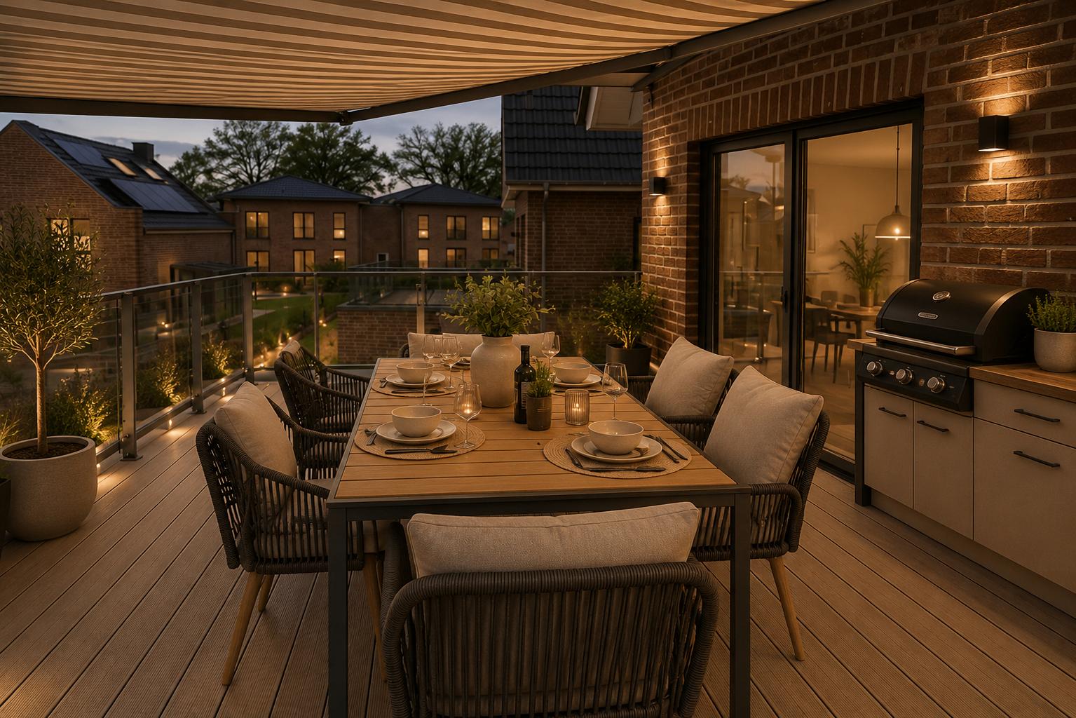 Dachterrasse - virtuell erstellt