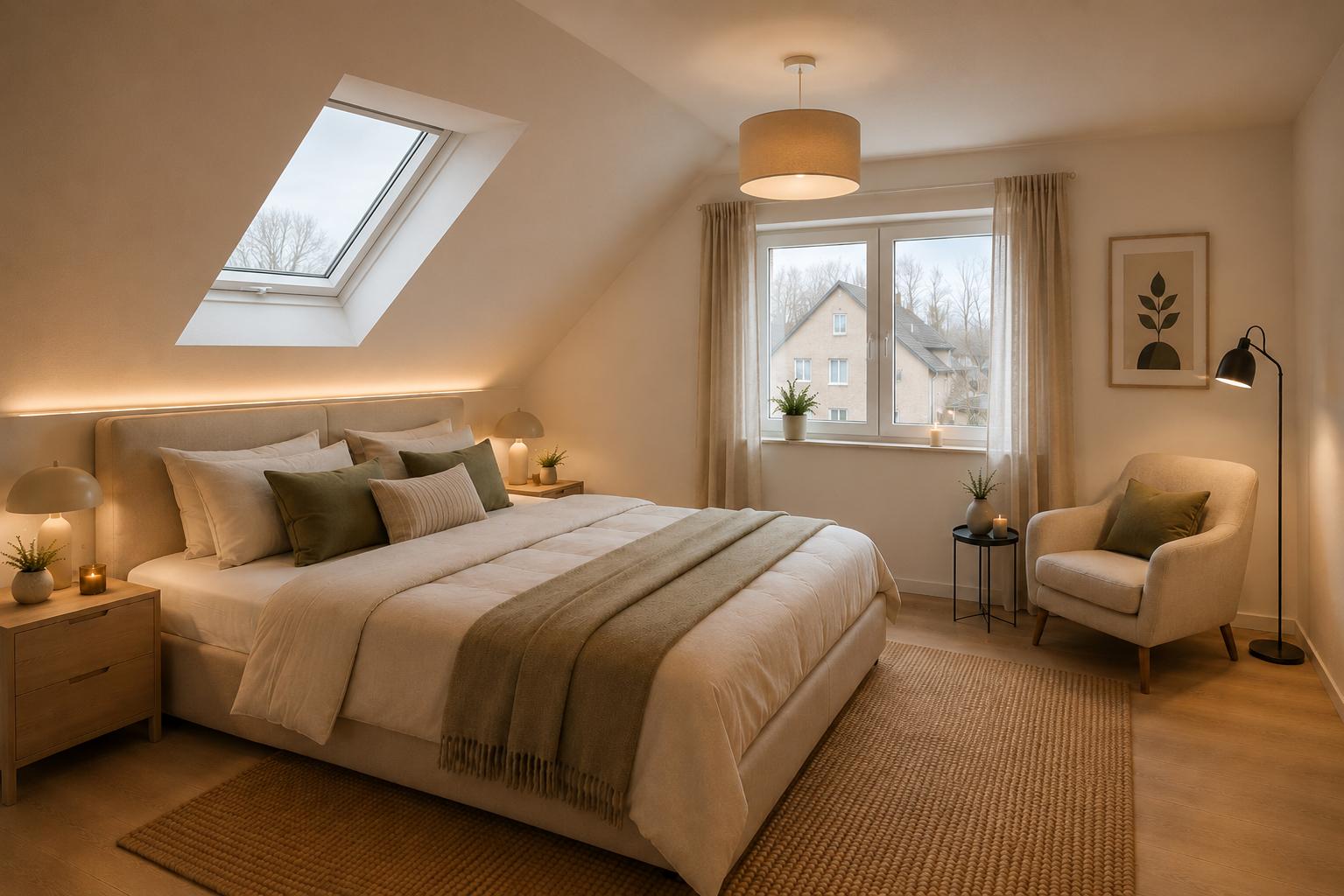 Schlafzimmer 1 - virtuell erstellt
