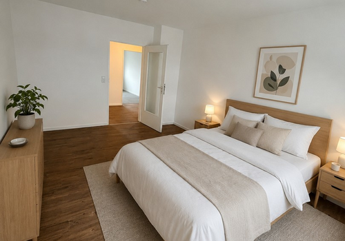 Schklafzimmer (KI-staging)