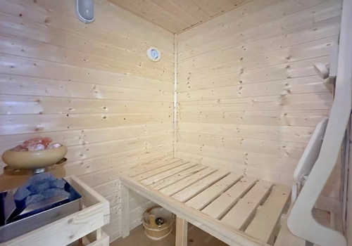 Sauna im Elternbad 