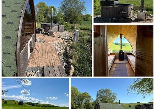 Wellnessbereich mit Badetub